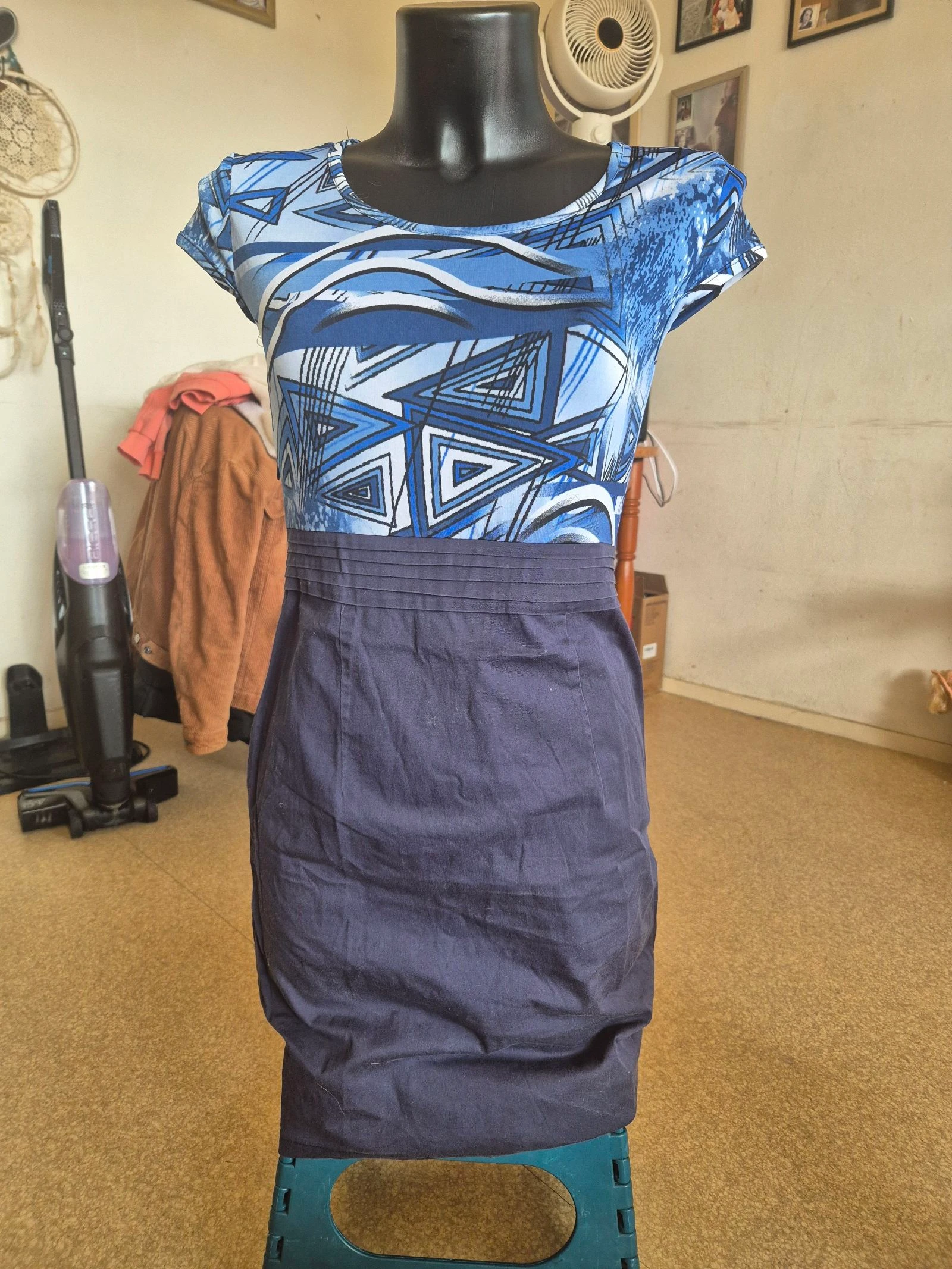 Taille l robe bleu jamais porter